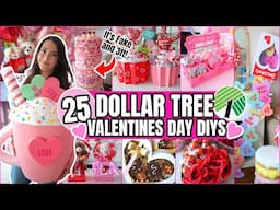 25 Dollar Tree VALENTINES DAY DIYS 2025 💕 (clever, easy hacks you'll love)