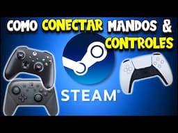 Como conectar mandos de Playstation 5 , Xbox Series X & Nintendo Switch en Steam ( 2024 )