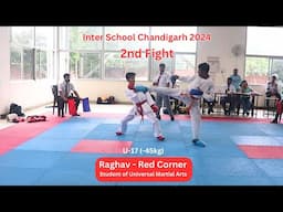 Raghav Wins 2nd Fight at Inter-School Karate Tournament | Universal Martial Arts, Chandigarh