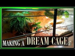 BREATHTAKING transformation of a REPTILE ENCLOSURE｜DIY Argus Monitor Cage