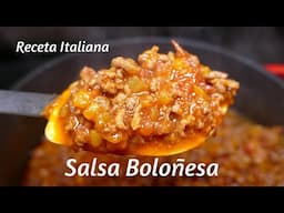 Salsa Boloñesa / RECETA ITALIANA / Rica y fácil de hacer |