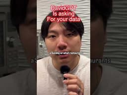 DavidGPT wants your data instead of ChatCCP