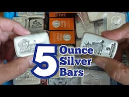 I ❤️ 5 oz silver bars.  Compact, Hot, what's not to like?  With money supply rocketing, buy silver.