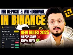 Money Deposit in Binance || INR Deposit & Withdrawal From Binance || How to deposit money in Binance