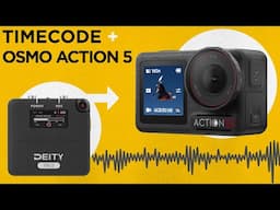 Timecode on Osmo Action 5 | Deity PR-2 + DJI OSMO Action 5 Pro