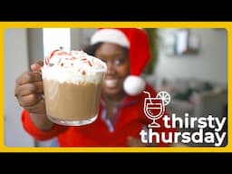 Let's Make A Peppermint Mocha To Get In The Holiday Spirit 🎅🏿 🍫 ✻ Thirsty Thursday 14