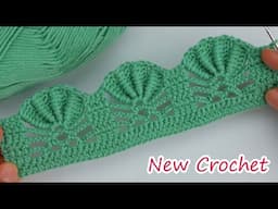 This Brand New Crochet Stitch Will Be Your Favorite! Easy and Stunning! Crochet Pattern