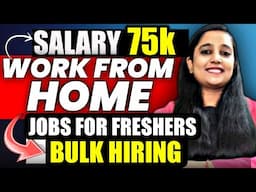 Work From Home Job 2024 | Online Job At Home | Salary ₹75k | Latest Jobs 2024 | Job Vacancy 2024