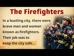 Learn English Through Story⭐Firefighters and the Danger | Reading & Listening | English Story