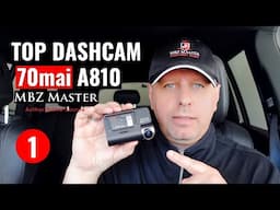 TOP 4k DASHCAM - 70mai A810 Recommended Settings, Installation | Part 1