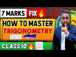 7 MARKS FIX🔥 | HOW TO MASTER TRIGONOMETRY | CLASS 10 | JR TUTORIALS |