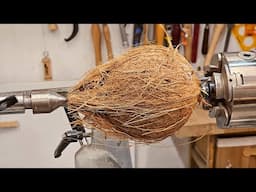 Woodturning - The Coconut  Coffee Mug