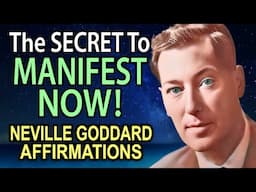 Neville's SECRET! Powerful Neville Goddard Affirmations While You Sleep - Meditation