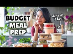 MEAL PREP | 10 healthy meals in 1 HOUR (+ PDF guide)