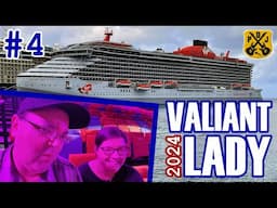 Valiant Lady 2024 Pt.4 - Sea Day, Zumba, Brunch, Bingo, Secret Magic Show, Extra Virgin Dinner