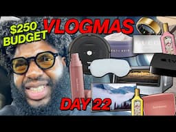 I had $250 and a dream (LAST MINUTE CHRISTMAS SHOPPING) | VLOGMAS DAY 22