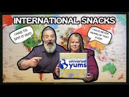 TRYING A HUGE BOX OF INTERNATIONAL SNACKS