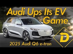 2025 Q6 e-tron quattro Ups Audi’s EV Game #cars #electricvehicle