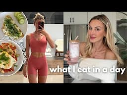 WHAT I EAT IN A DAY | high protein, quick, and easy recipes