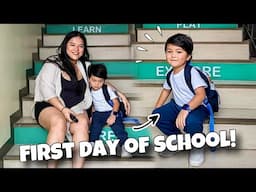 ALONZO’S FIRST DAY OF SCHOOL! (May school boy nako) | Philippines