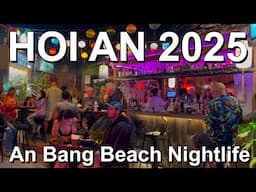 An Bang Beach nightlife street 🇻🇳 Hoi An beach nightlife street -Travel Vietnam 2025