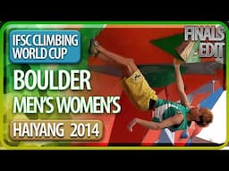 Boulder Finals | Haiyang | Men's Women's | 2014