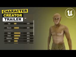 How To Make An Advanced Character Creator In Unreal Engine 5 Trailer