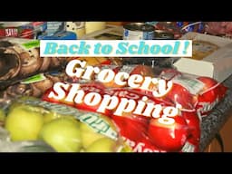 Back To School Grocery Shopping | On A Budget