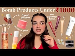 10 *Bomb* Products Under Rs. 1000/- 💸♥️ Skincare, makeup, perfume & haircare✨ Beauty Favs 🫧