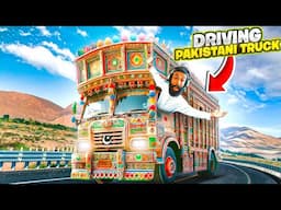 Driving Pakistani TRUCK 😍 (SCARY)