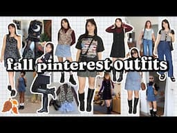 Recreating Pinterest Outfits 🍂 Fall 2024