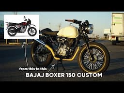 BAJAJ BOXER CUSTOM дешевый кастом доступен каждому Cafe Racer/scrambler