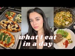 What I eat in a day @ drama school, weekly shop  + mystery food unboxing