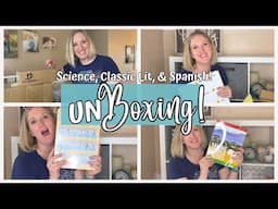 CURRICULUM UNBOXING + a Giveaway (Science, Literature, and Spanish)