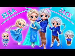 Elsa and Jack Frost Growing Up! 32 Frozen DIYs