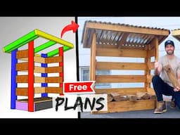 The Ultimate Fire Wood Storage Rack: DIY Guide + FREE Plans