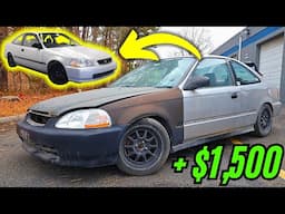 How I Flipped A Civic For $1,000+ Profit! | Trade/Flip to Dream Car | EP 2!