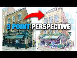 Urban Sketching 3 POINT PERSPECTIVE For Beginners