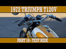 1972 Triumph Bonneville T120RV OIF 650 - Test ride - Part 18