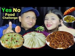 YES OR NO FOOD CHALLENGE @BudaBudiVlogs