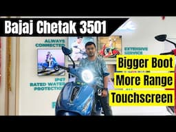 പുതിയ Bajaj Chetak 3501⚡| 153 km Range, 35L Boot Space, Metal Body etc.