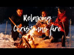 The BEST Christmas fire & sleep music - 1 hour