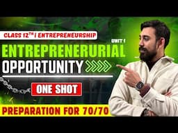 Entrepreneurial Opportunity | Chapter 1 | EP | One Shot