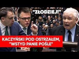 "Wstyd". Zawrzało po słowach Kaczyńskiego. Hołownia musiał interweniować