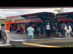 Movimento de ônibus na rodoviária de Brasília