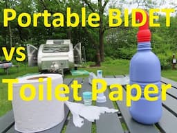 Toilet Paper vs BIDET. Go paperless and save trees!