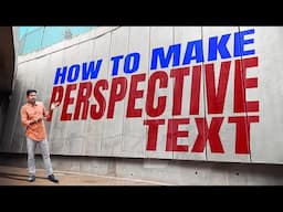 How to Create Perspective Text in Photoshop – Easy Tutorial!