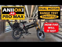 Aniioki A8 Pro Max Dual Motor *Throttle Range Test*