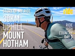 Cycling to Mount Hotham: up, then down! 30km of climbing in Victoria's High Country #StoryOfMyRide