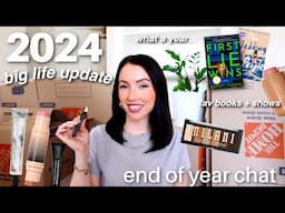 big update! crazy what can happen in a year…2024 reflection, fav books + shows, 2025 goals